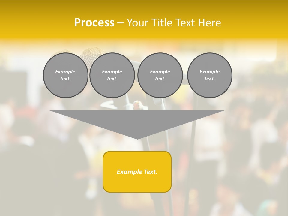 Scene People Center PowerPoint Template