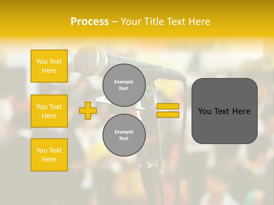 Scene People Center PowerPoint Template