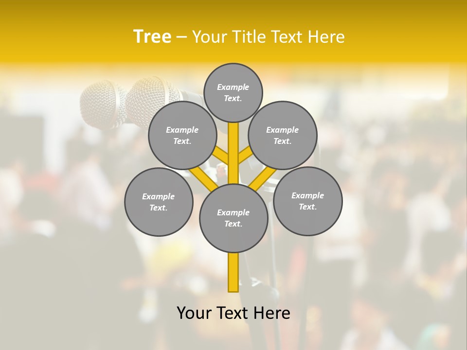 Scene People Center PowerPoint Template