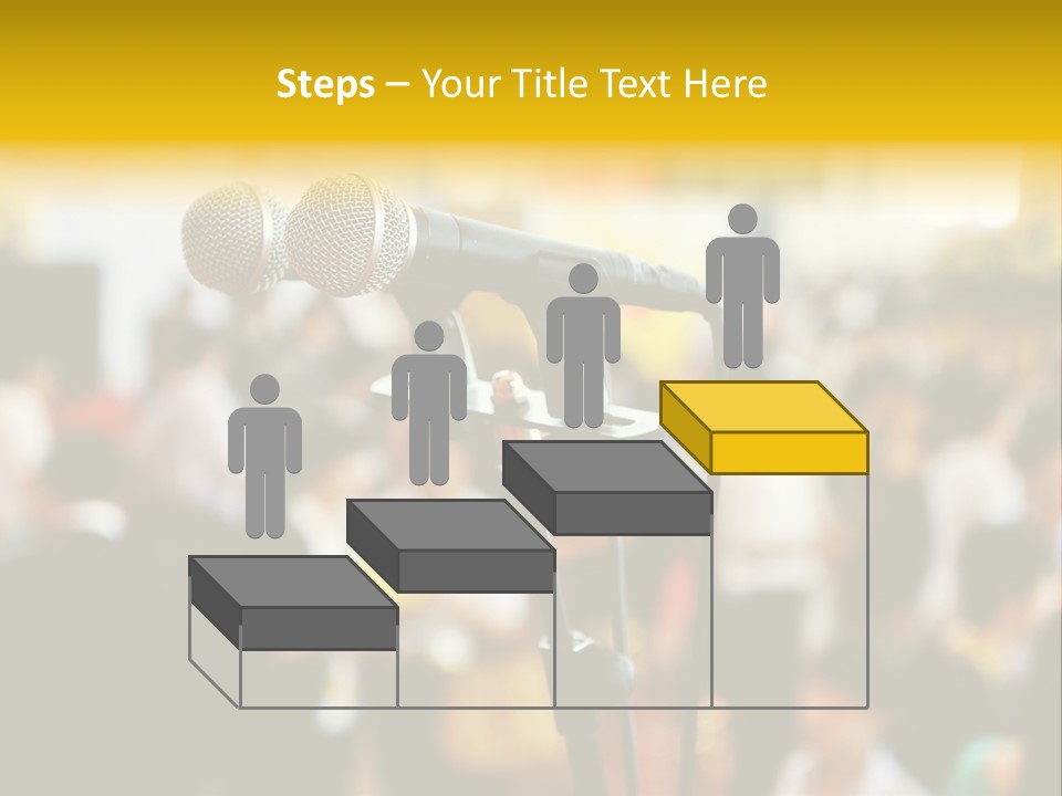 Scene People Center PowerPoint Template