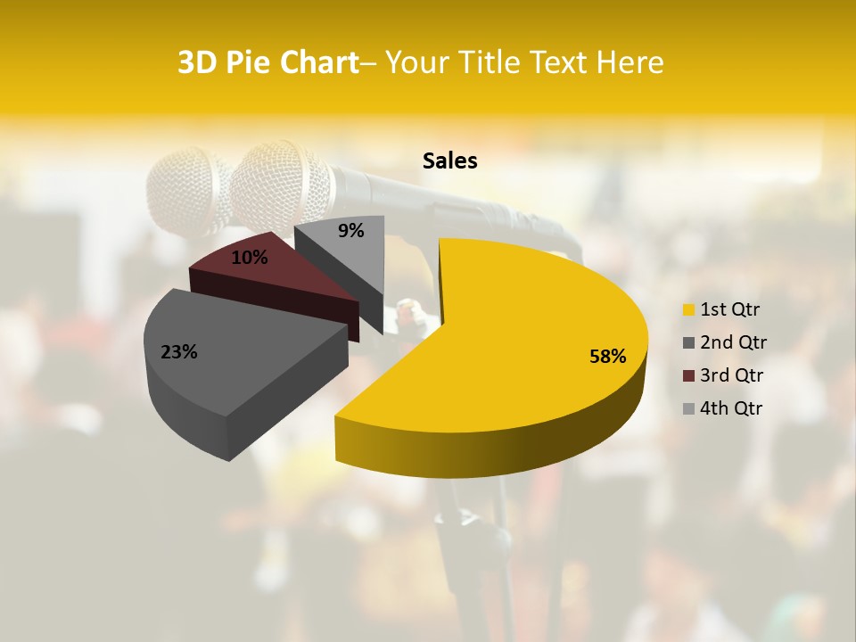 Scene People Center PowerPoint Template