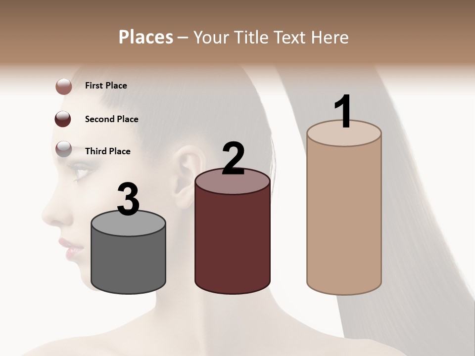 Long Luxury White PowerPoint Template