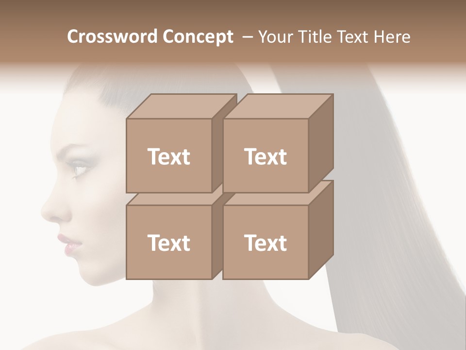 Long Luxury White PowerPoint Template