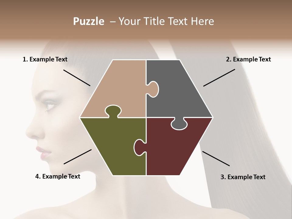 Long Luxury White PowerPoint Template