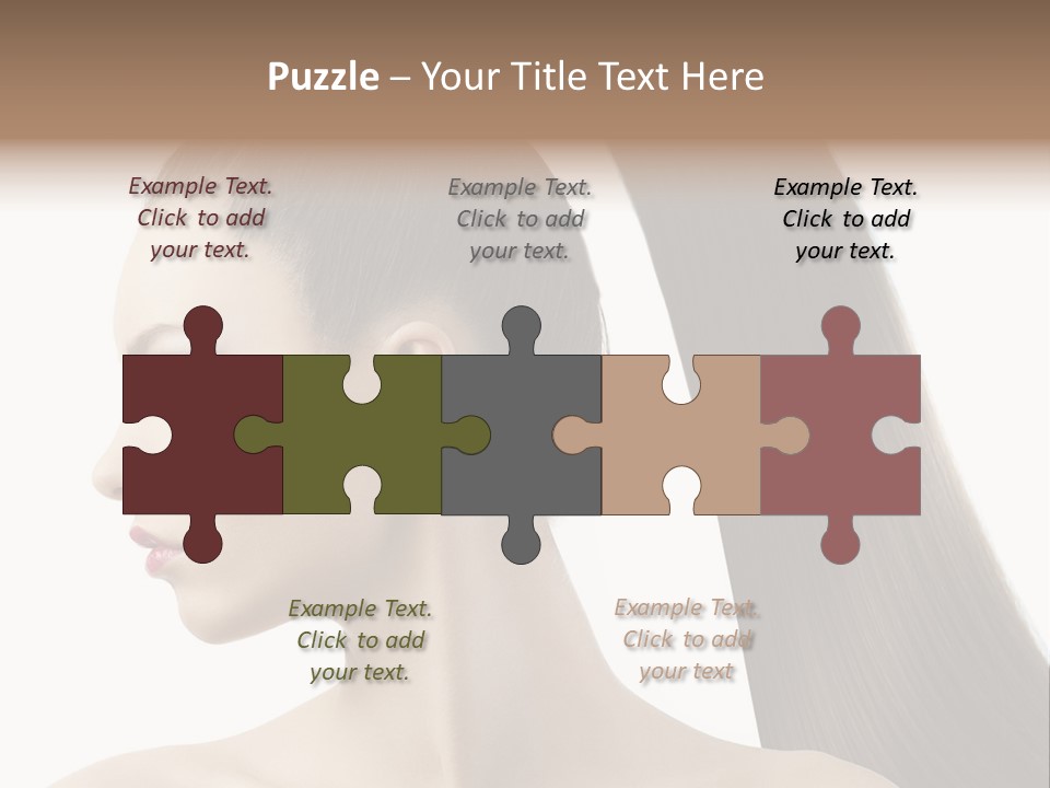 Long Luxury White PowerPoint Template