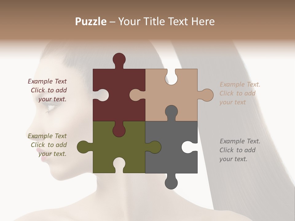 Long Luxury White PowerPoint Template