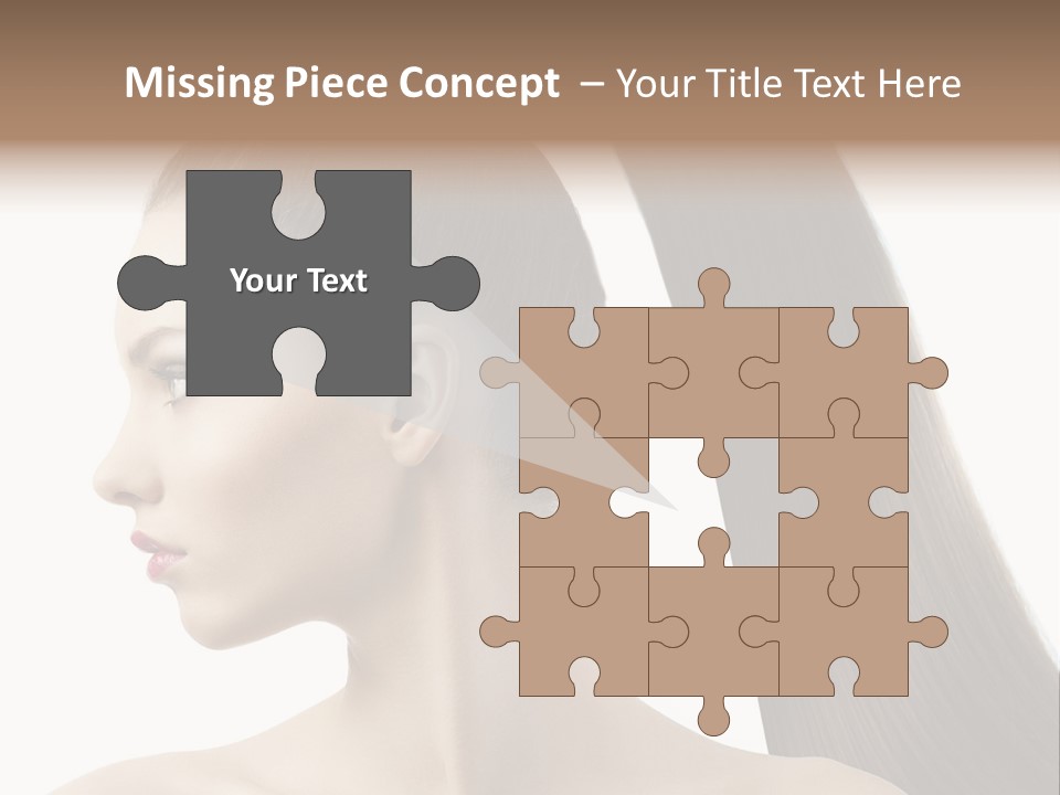 Long Luxury White PowerPoint Template