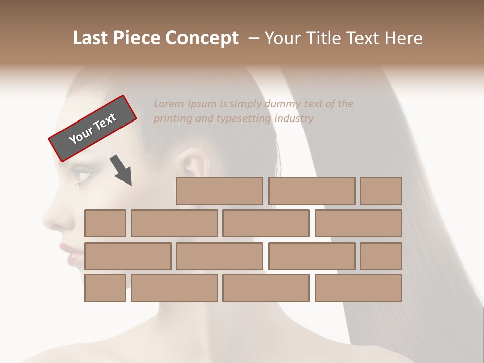 Long Luxury White PowerPoint Template