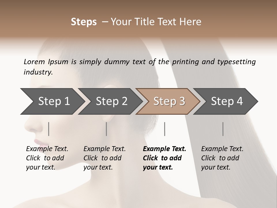 Long Luxury White PowerPoint Template