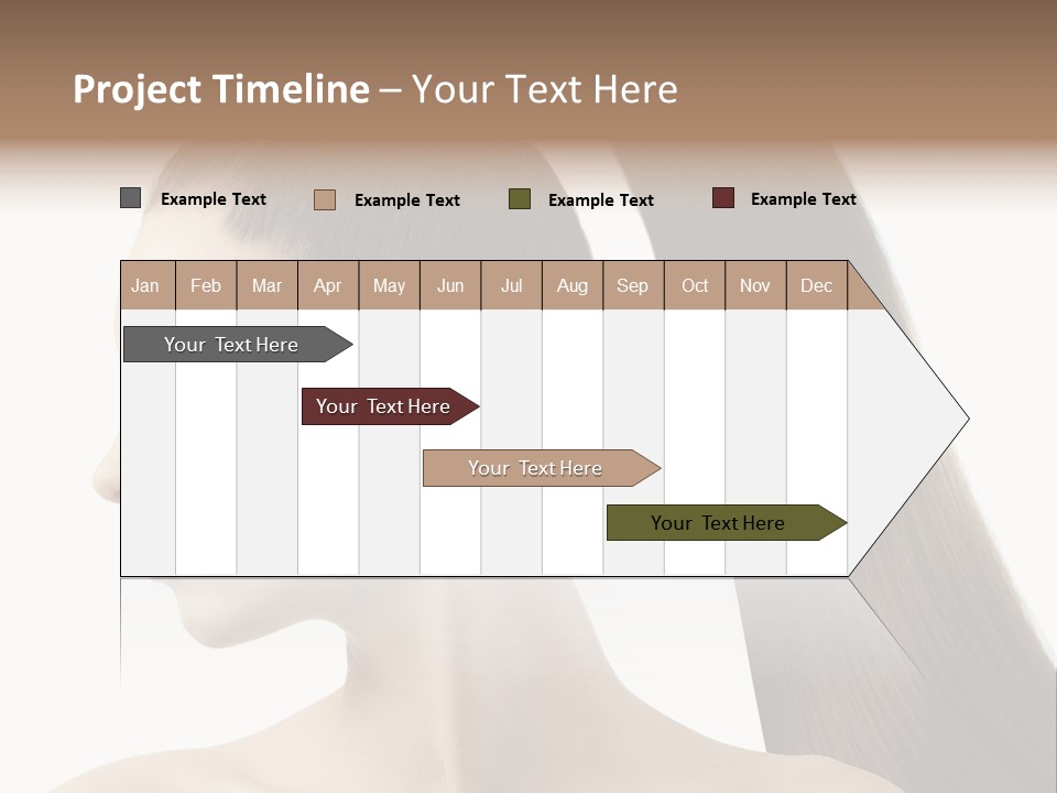 Long Luxury White PowerPoint Template