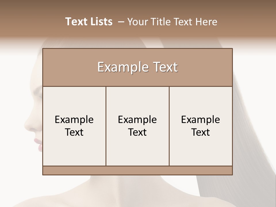 Long Luxury White PowerPoint Template