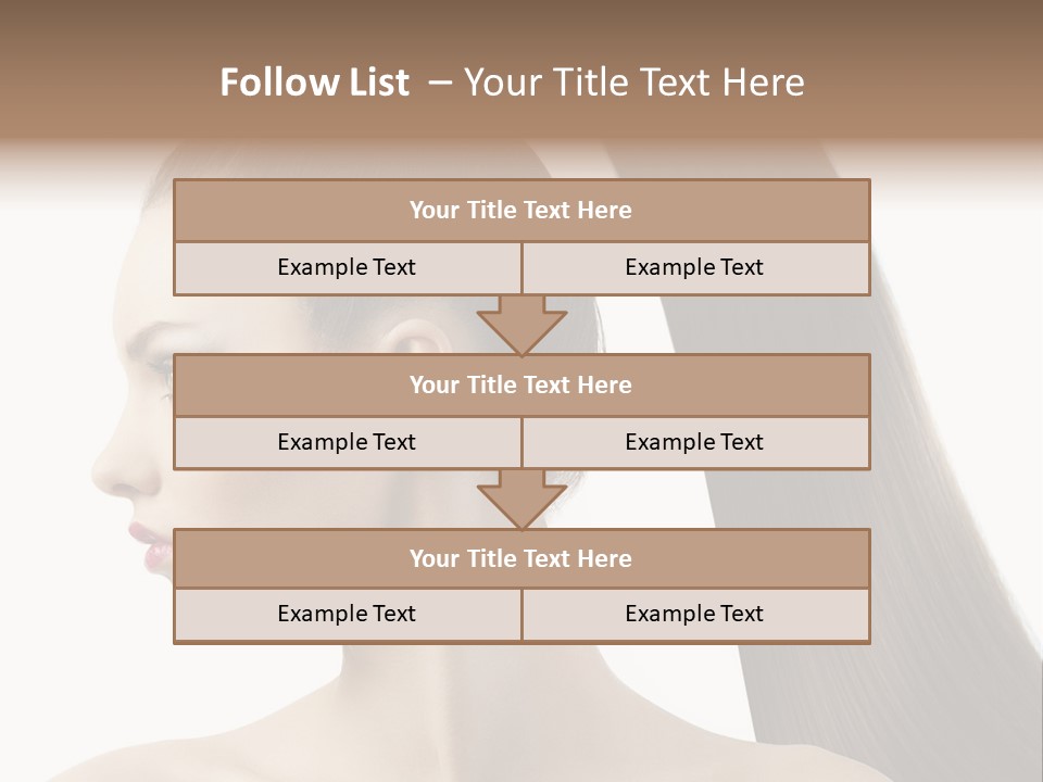 Long Luxury White PowerPoint Template