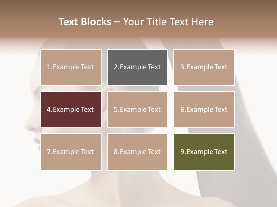 Long Luxury White PowerPoint Template