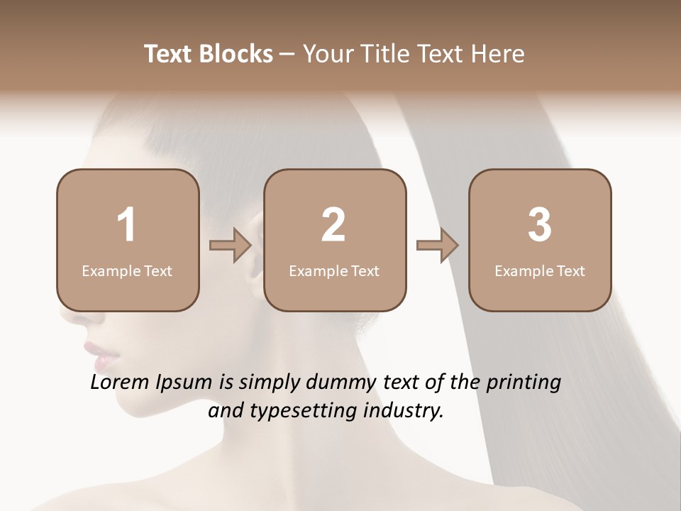 Long Luxury White PowerPoint Template