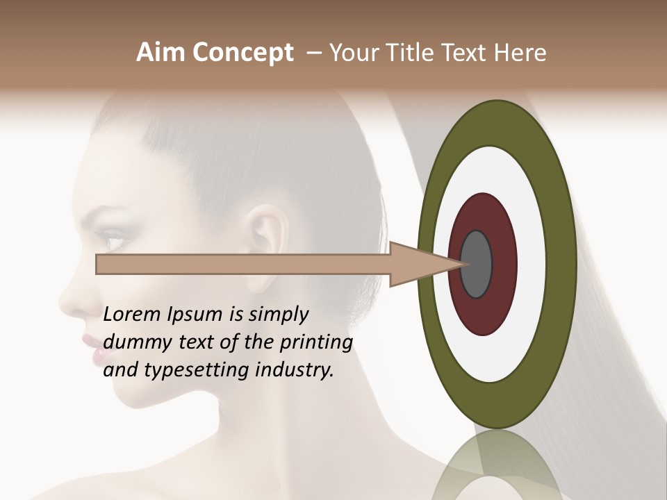 Long Luxury White PowerPoint Template