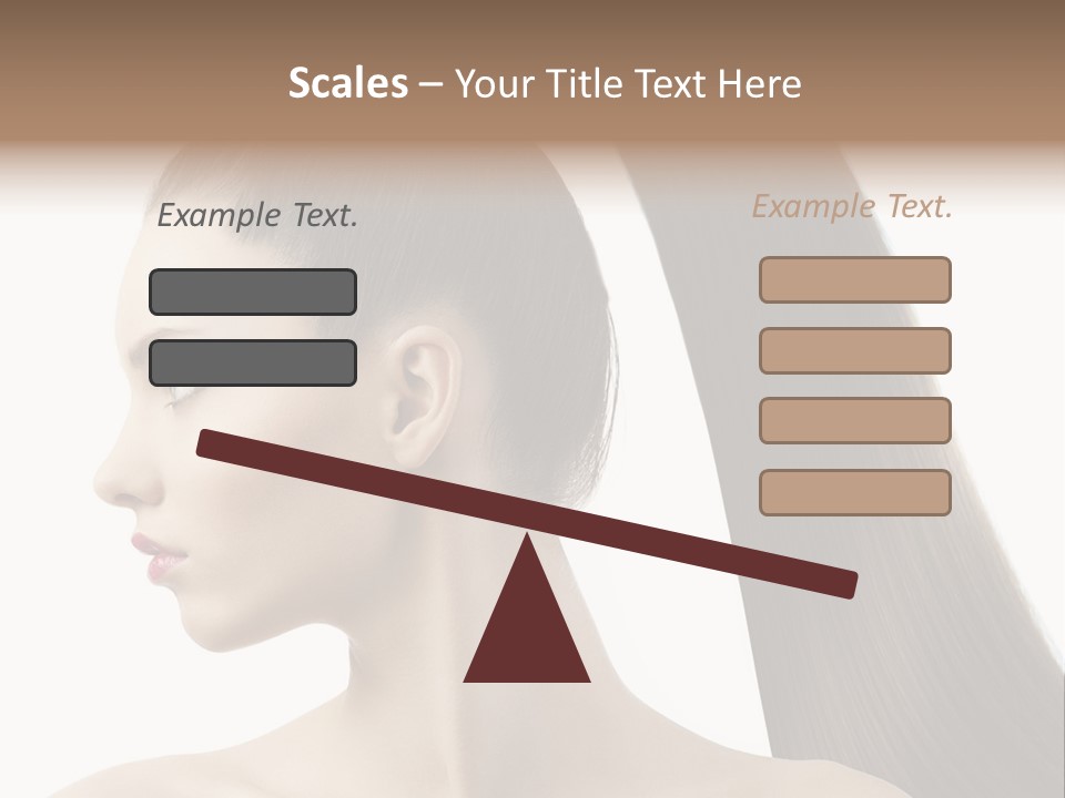 Long Luxury White PowerPoint Template