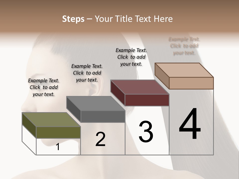 Long Luxury White PowerPoint Template
