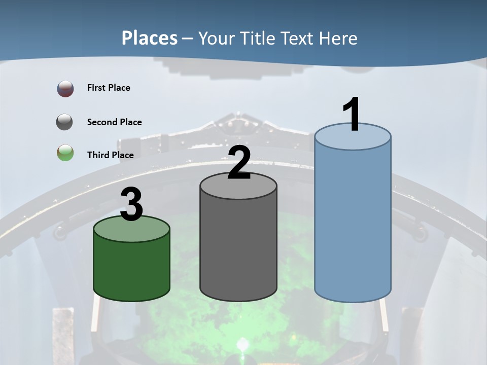 Douglas Bubble Aircraft PowerPoint Template