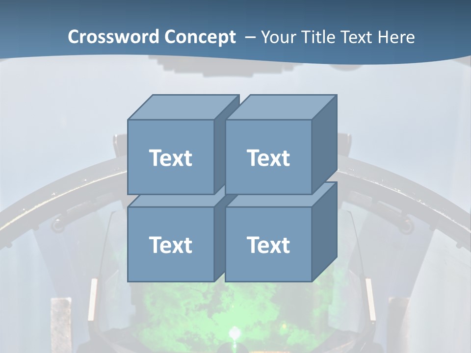 Douglas Bubble Aircraft PowerPoint Template