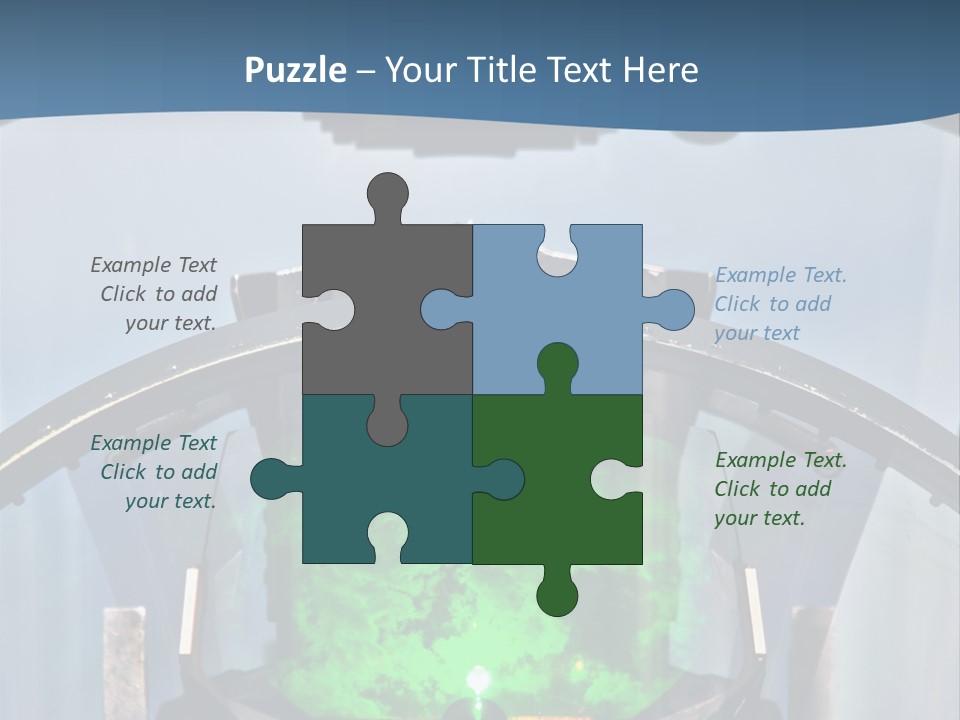 Douglas Bubble Aircraft PowerPoint Template