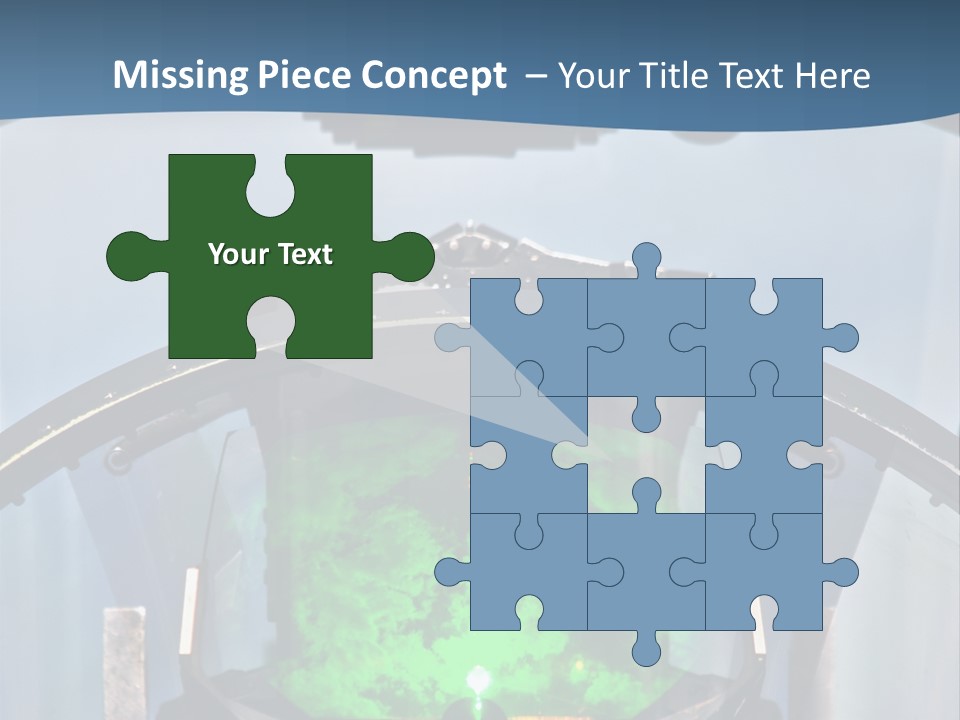 Douglas Bubble Aircraft PowerPoint Template