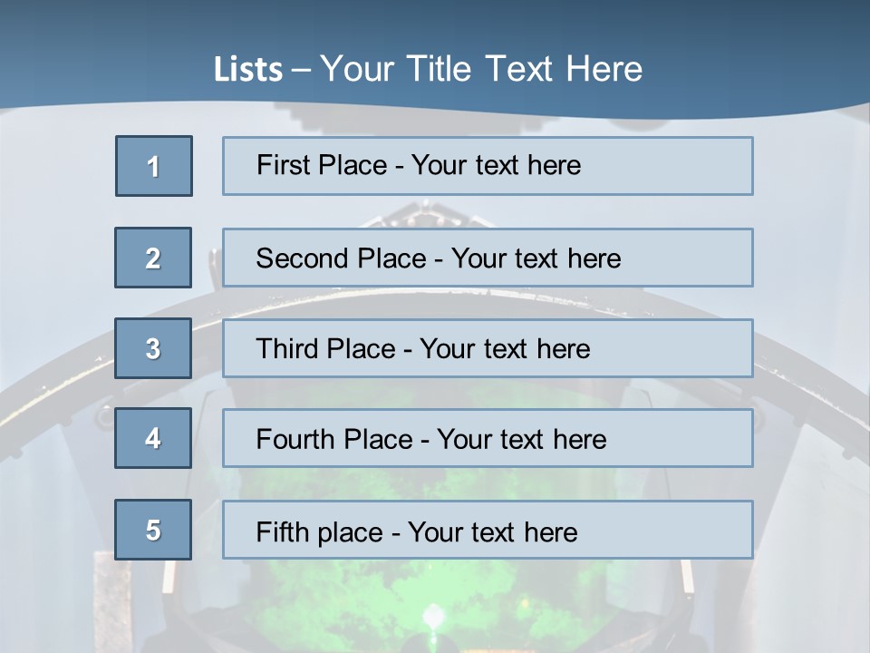 Douglas Bubble Aircraft PowerPoint Template