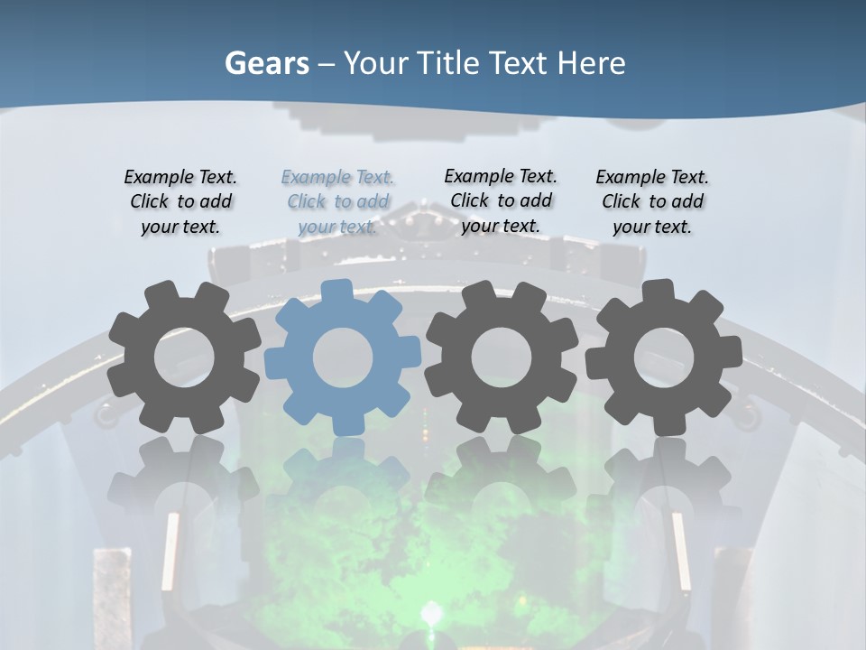 Douglas Bubble Aircraft PowerPoint Template