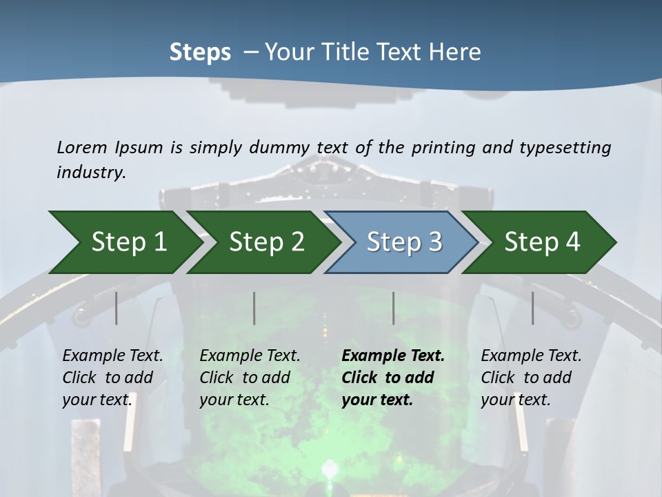 Douglas Bubble Aircraft PowerPoint Template