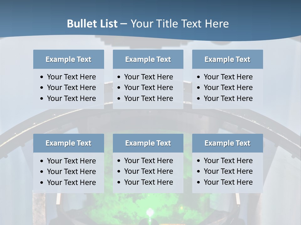 Douglas Bubble Aircraft PowerPoint Template