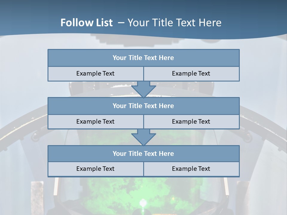 Douglas Bubble Aircraft PowerPoint Template