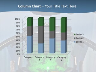 Douglas Bubble Aircraft PowerPoint Template