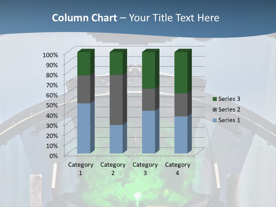 Douglas Bubble Aircraft PowerPoint Template