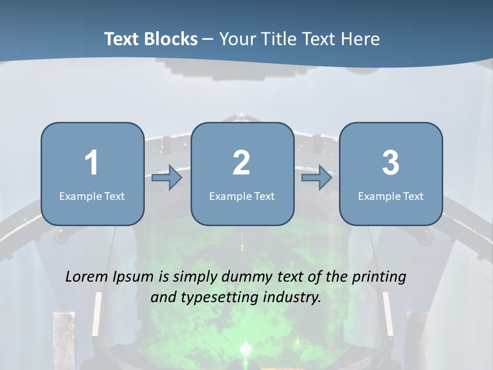 Douglas Bubble Aircraft PowerPoint Template
