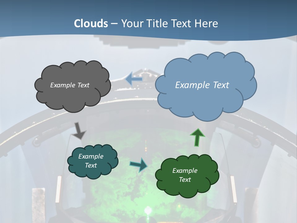 Douglas Bubble Aircraft PowerPoint Template
