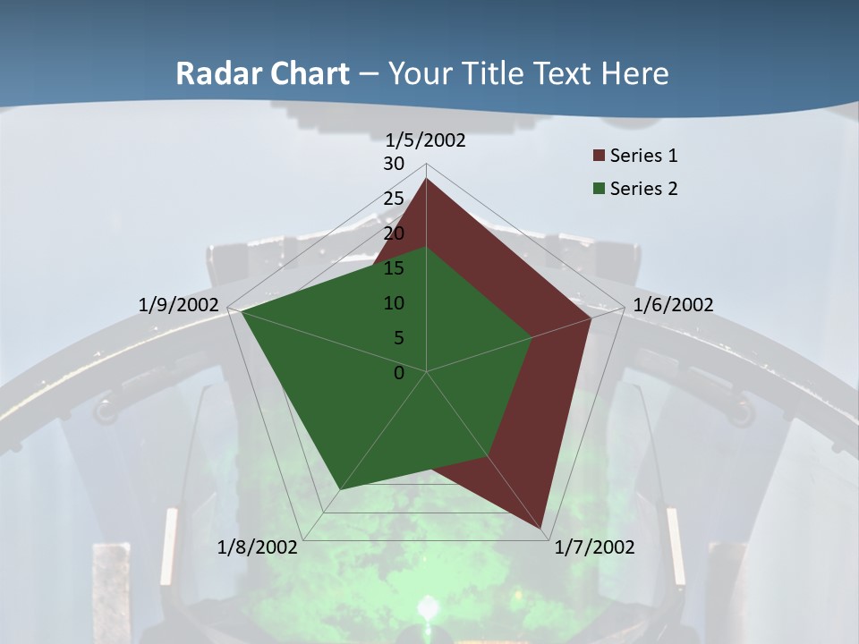 Douglas Bubble Aircraft PowerPoint Template