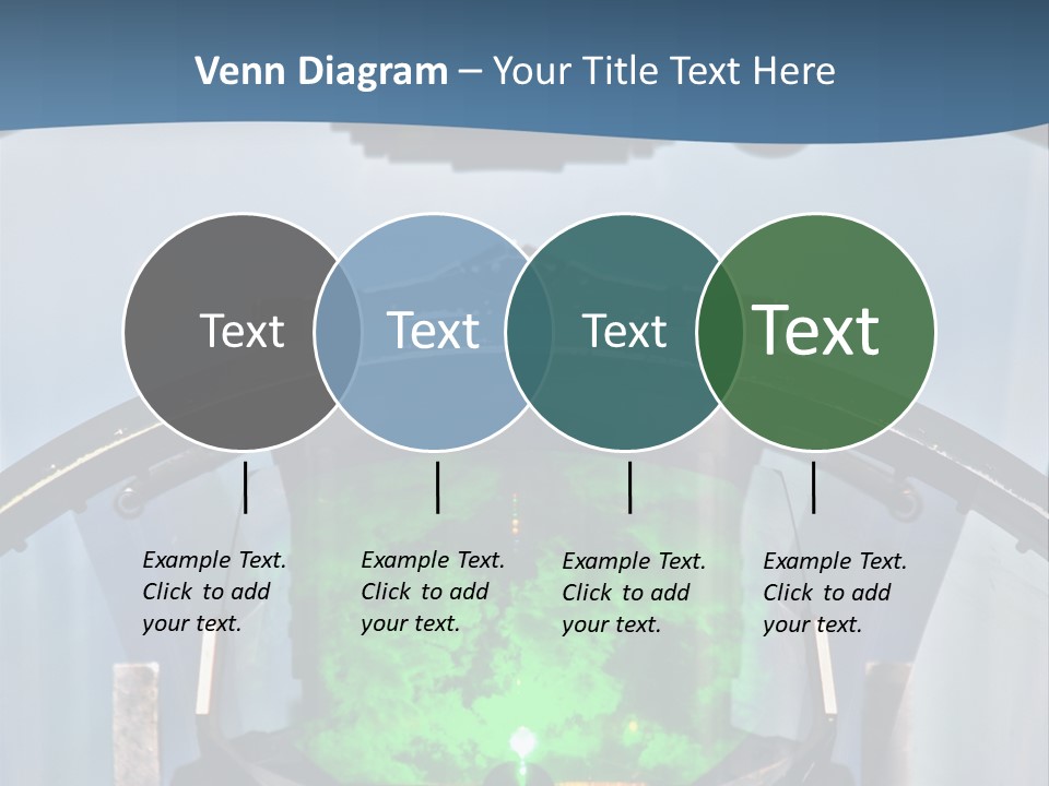Douglas Bubble Aircraft PowerPoint Template