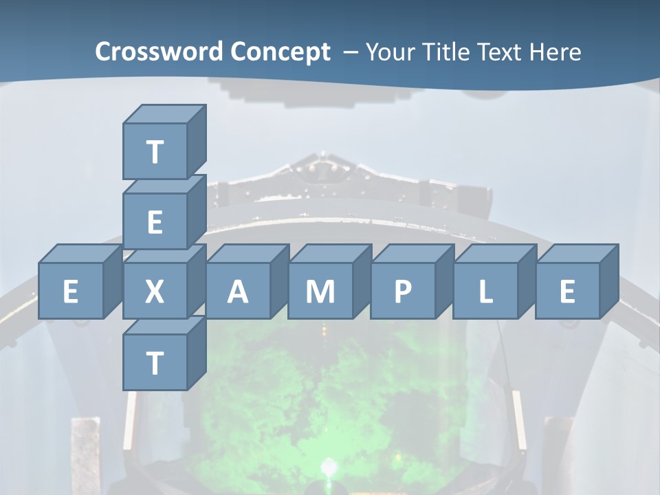 Douglas Bubble Aircraft PowerPoint Template