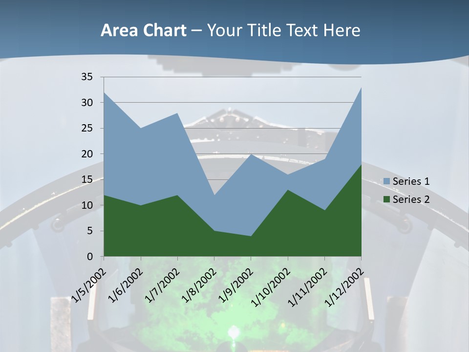 Douglas Bubble Aircraft PowerPoint Template