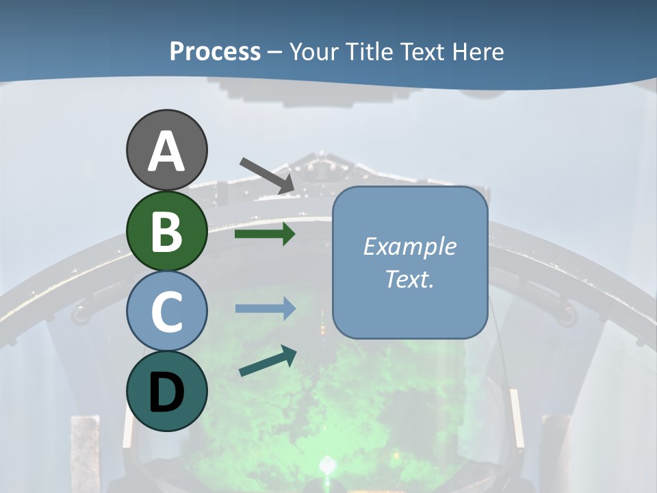 Douglas Bubble Aircraft PowerPoint Template