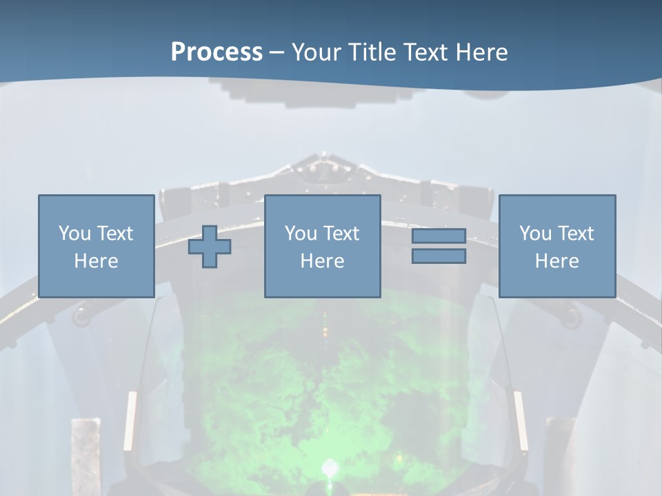 Douglas Bubble Aircraft PowerPoint Template