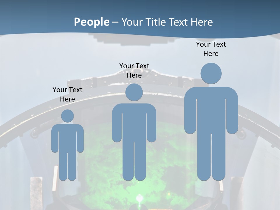 Douglas Bubble Aircraft PowerPoint Template