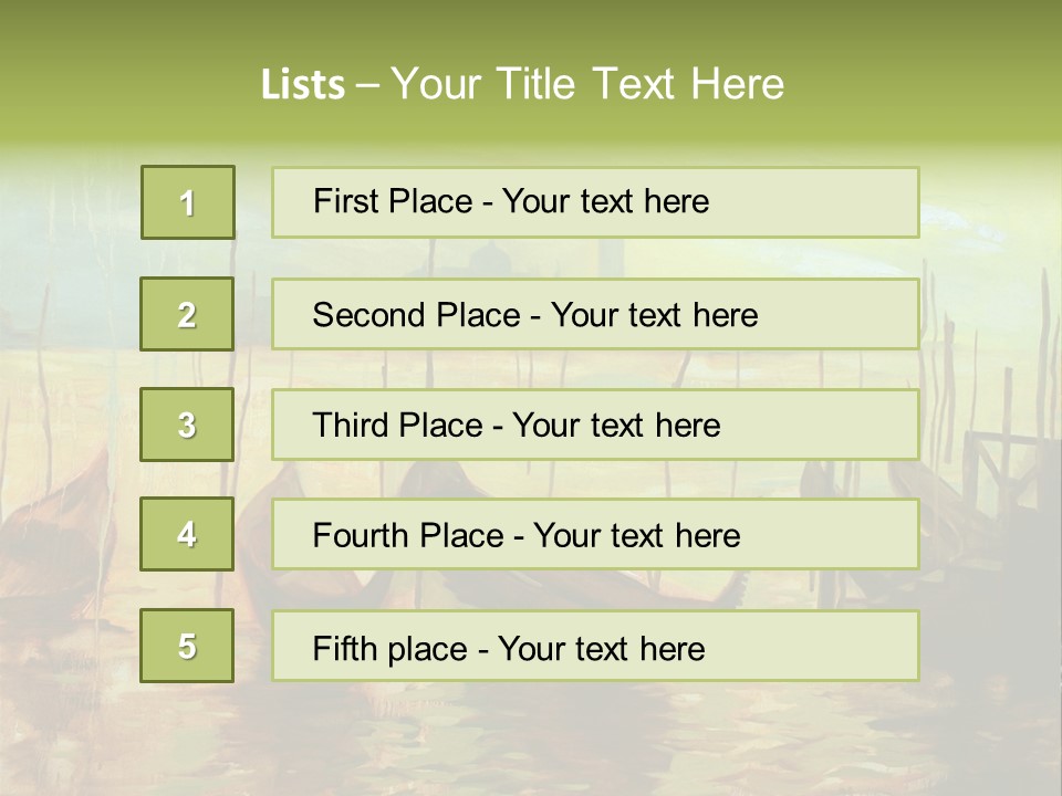 Horizontal Historical Calmness PowerPoint Template