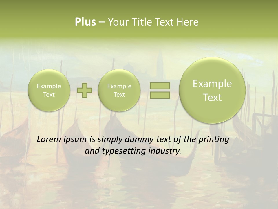 Horizontal Historical Calmness PowerPoint Template