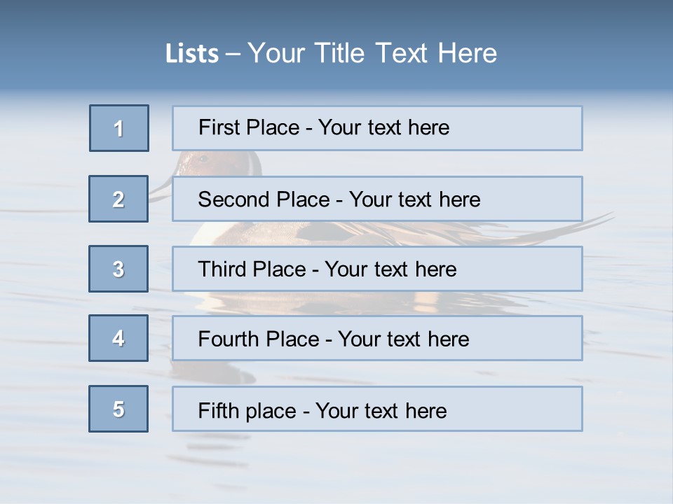 Avian Water Wildlife PowerPoint Template