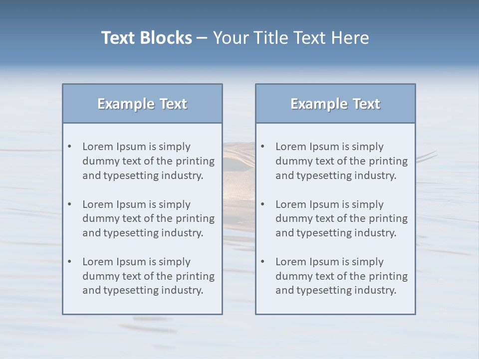 Avian Water Wildlife PowerPoint Template