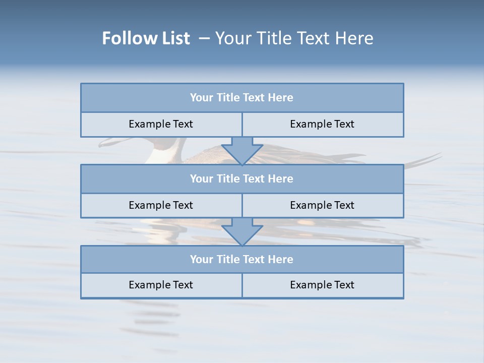 Avian Water Wildlife PowerPoint Template