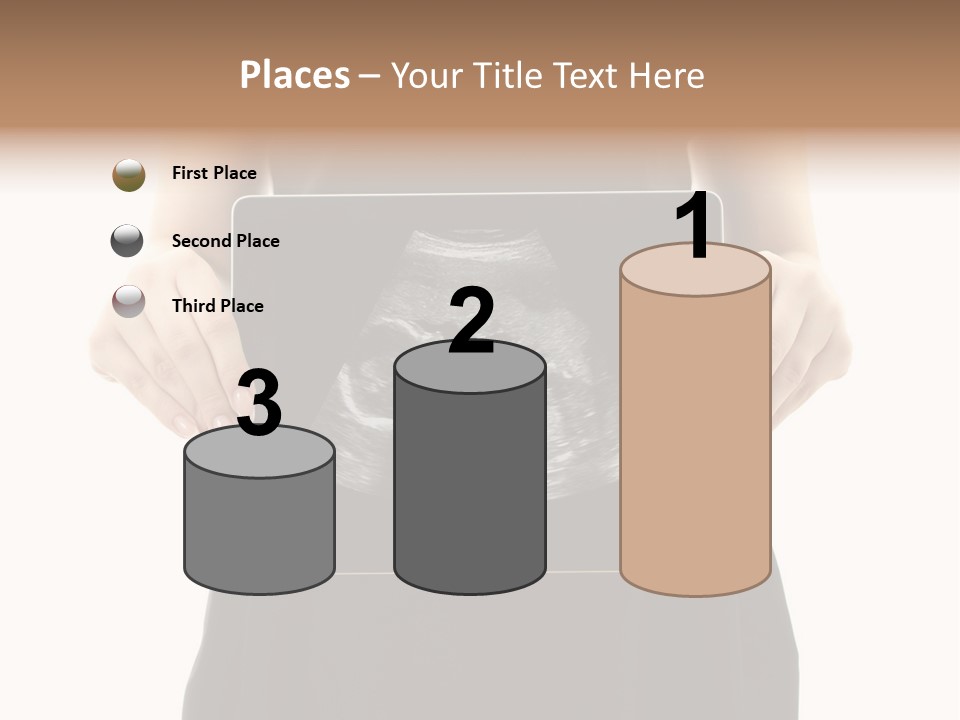 Tablet Medicine Girl PowerPoint Template