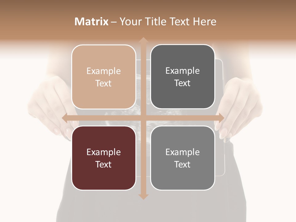 Tablet Medicine Girl PowerPoint Template