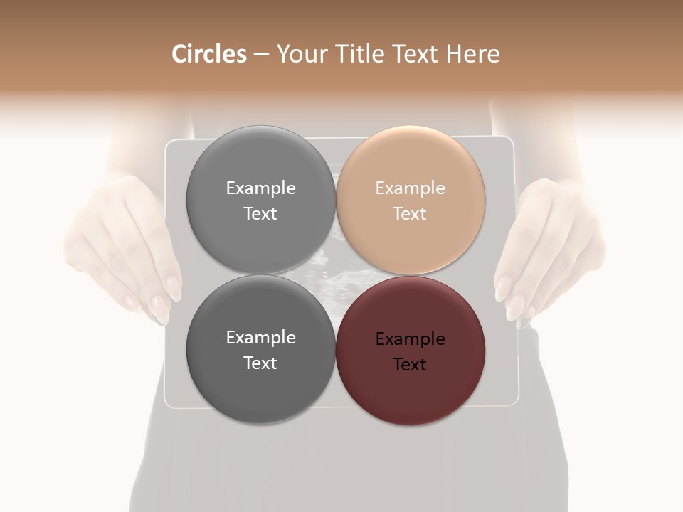 Tablet Medicine Girl PowerPoint Template