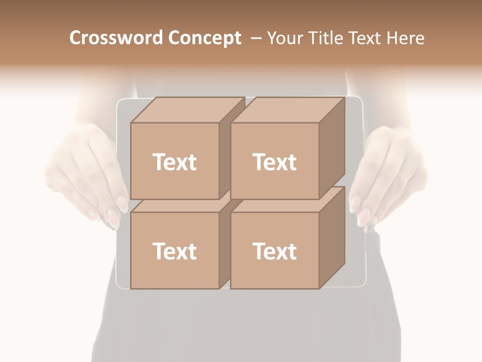 Tablet Medicine Girl PowerPoint Template